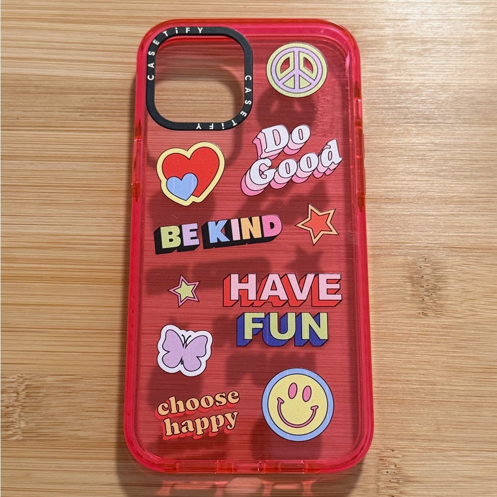 Casetify Pink 'Have Fun' Decorative iPhone 16 Pro Max Case
